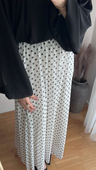 Chiffon Rock mit Punkten
