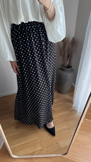 Chiffon Rock mit Punkten
