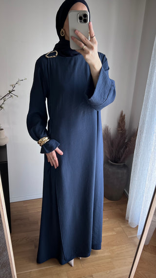 Fließendes Wickelkleid