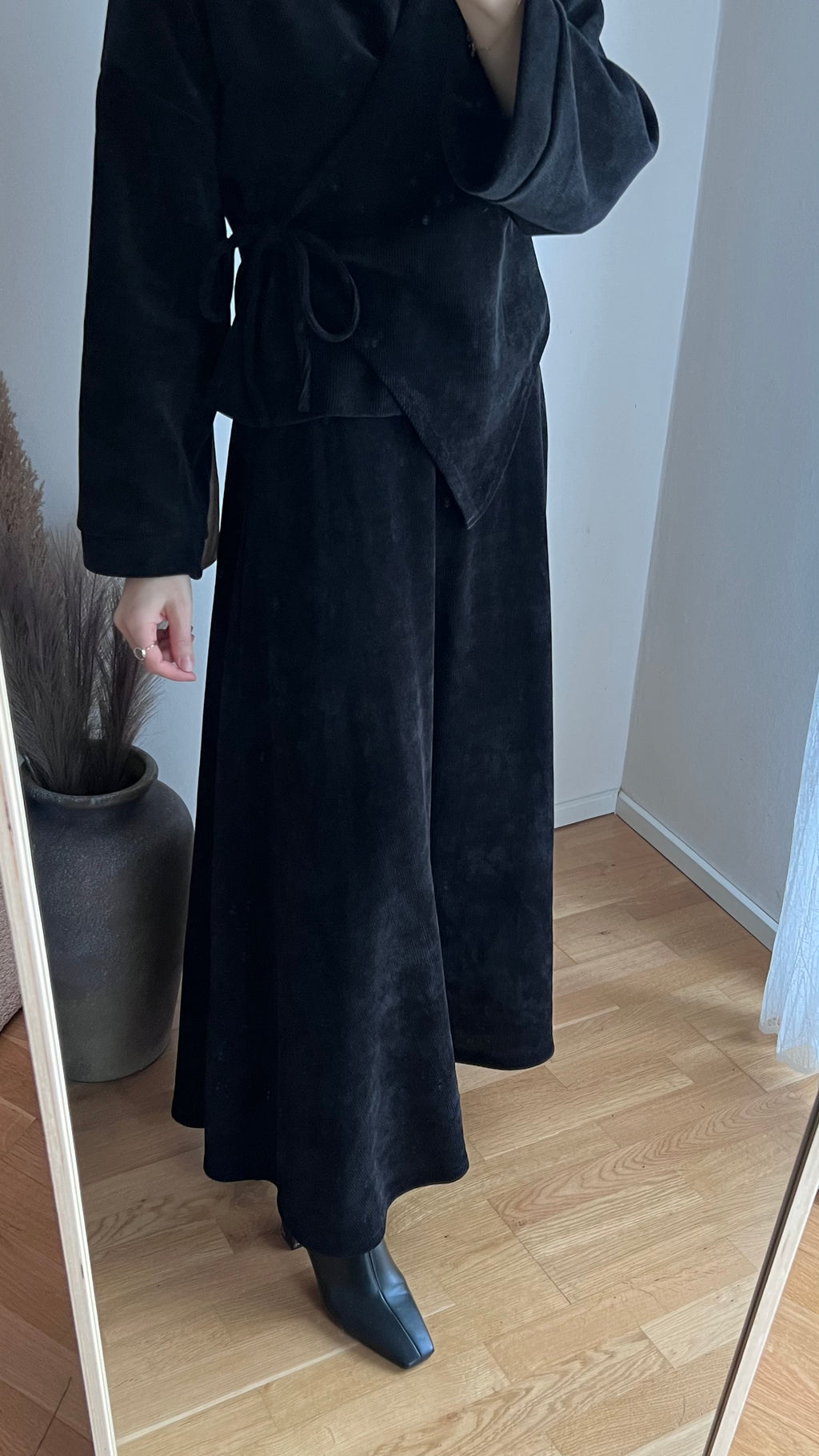 Cord Zweiteiler mit Rock