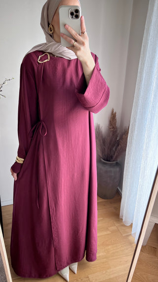 Fließendes Wickelkleid