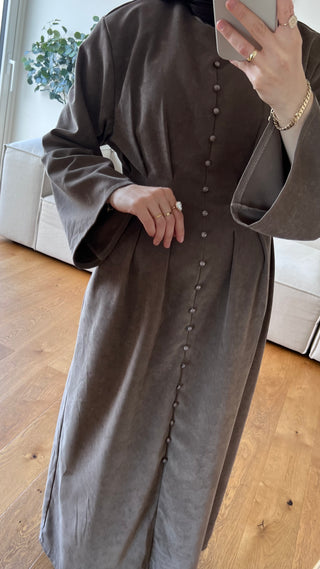 Dress with button detail