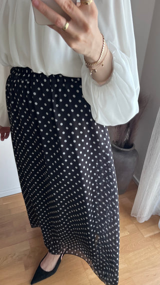 Chiffon Rock mit Punkten