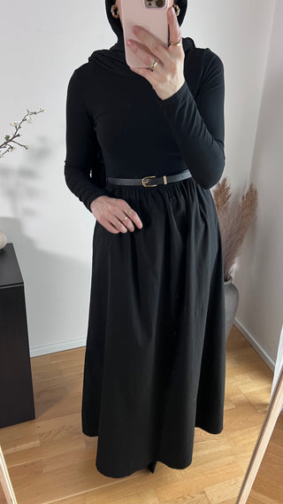 Baumwollkleid mit Gürtel