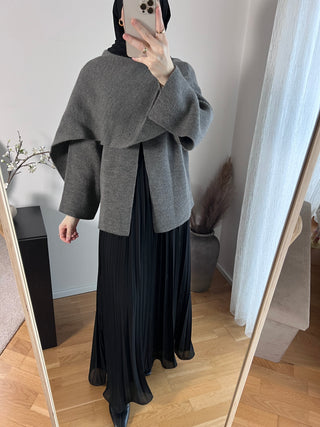 Cardigan mit Schal