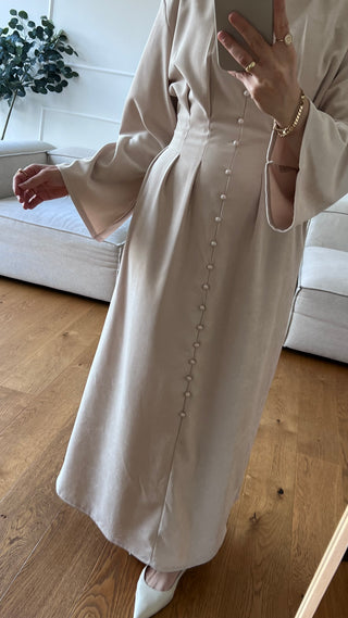Dress with button detail