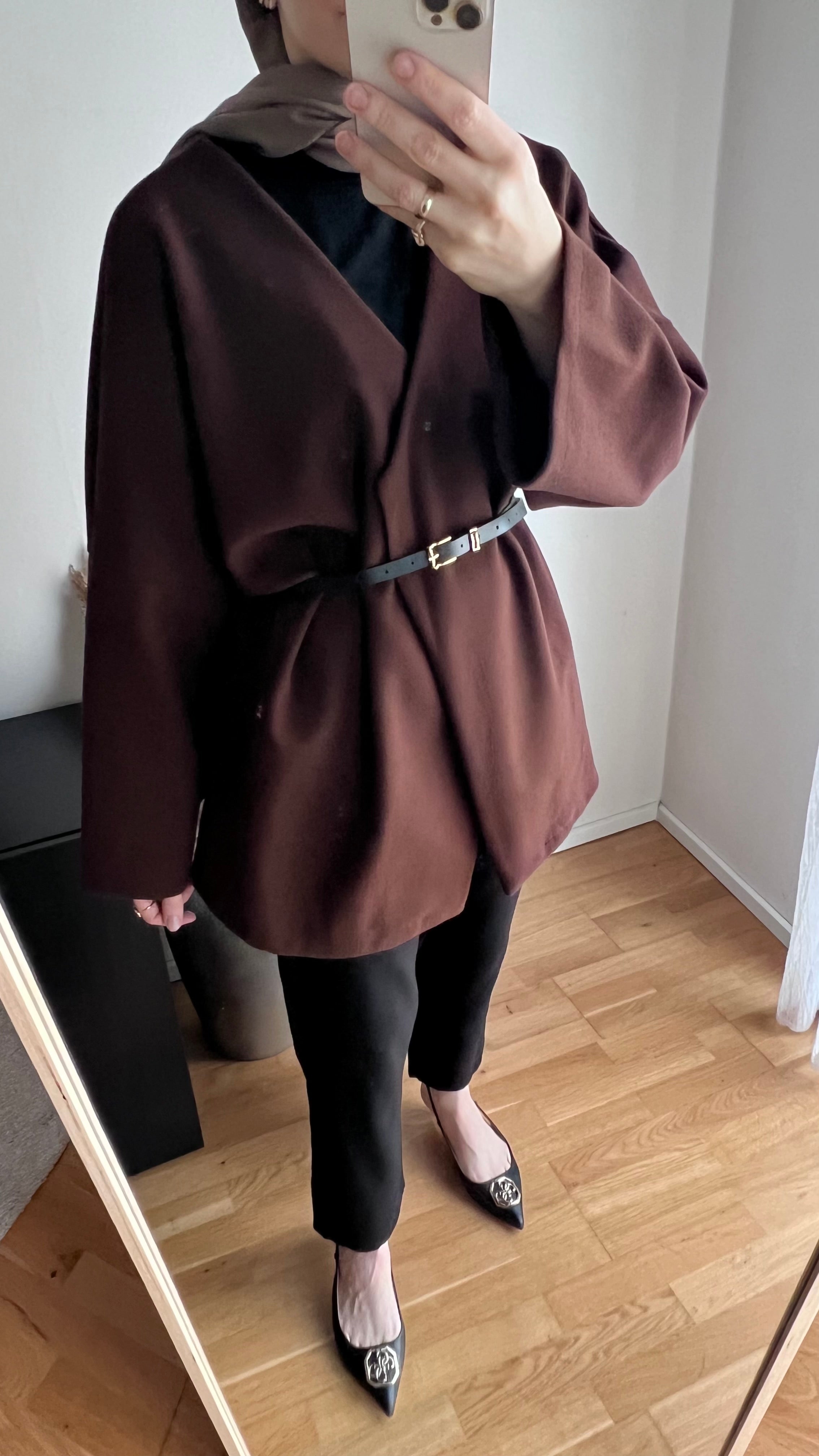 Aylin | Jacke mit Gürtel