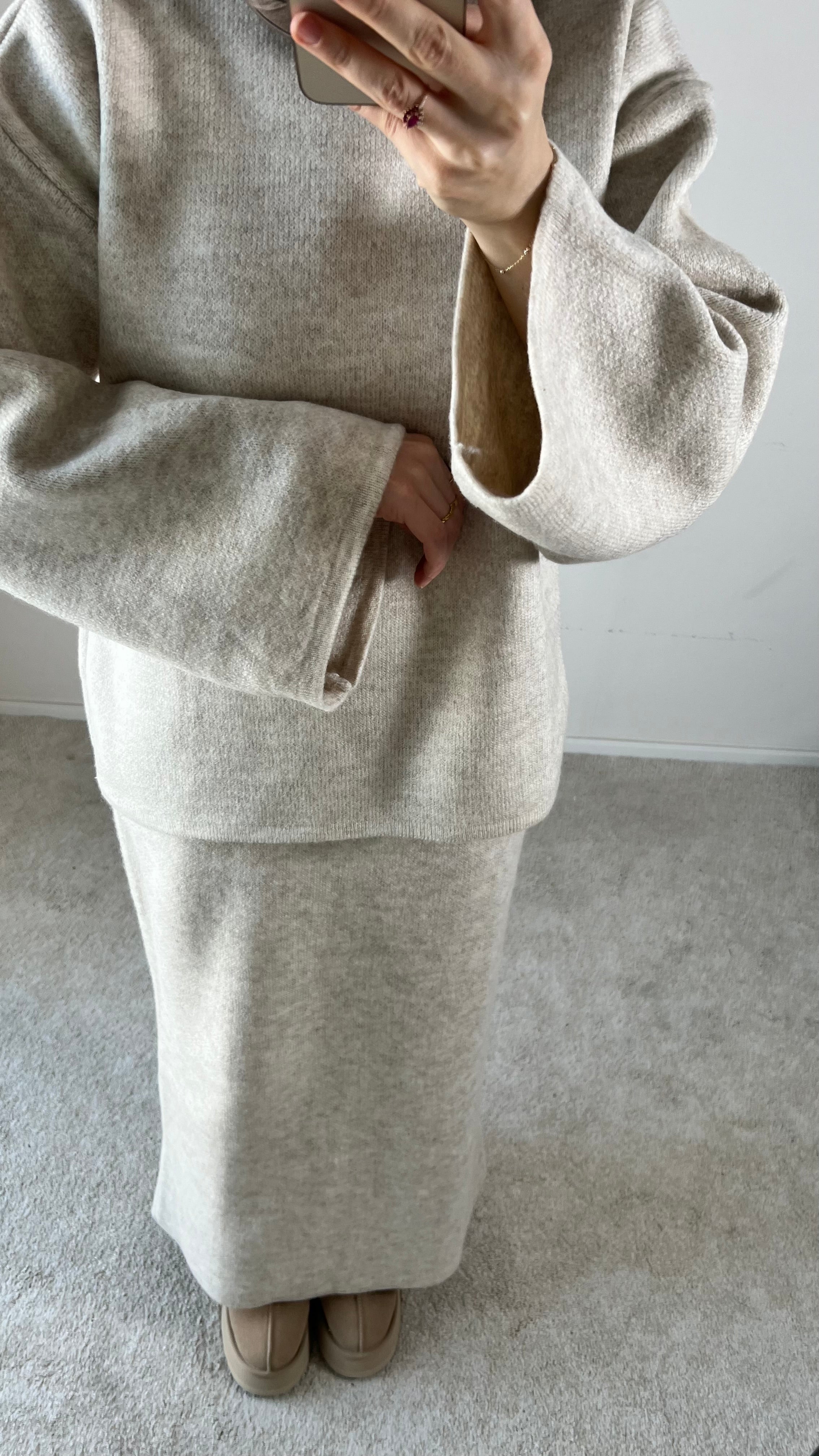 Mira | Strick 2-Teiler mit Rock