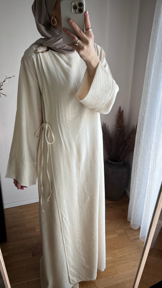 Fließendes Wickelkleid