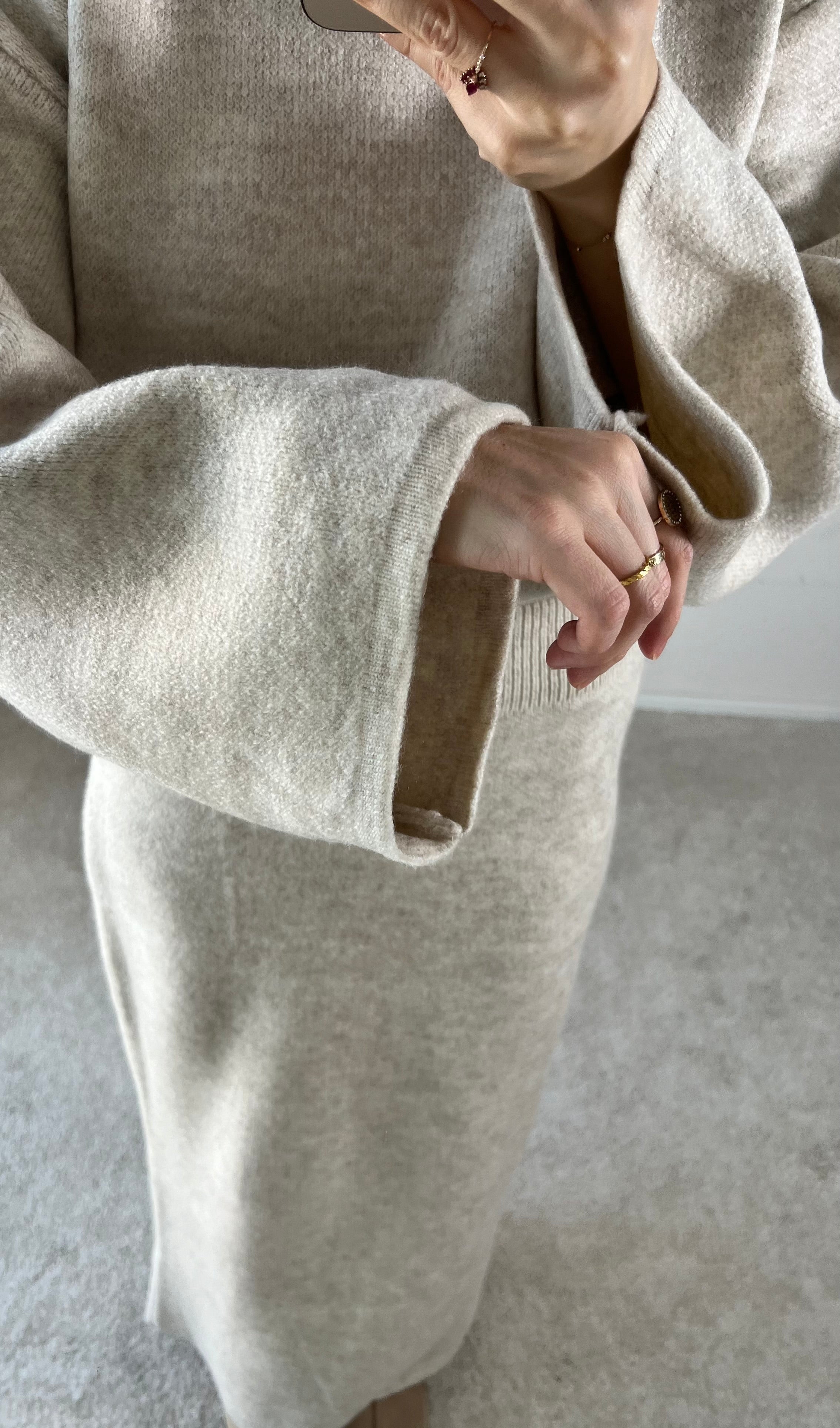 Mira | Strick 2-Teiler mit Rock