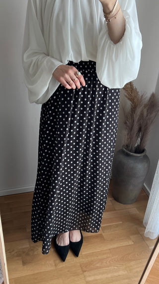 Chiffon Rock mit Punkten