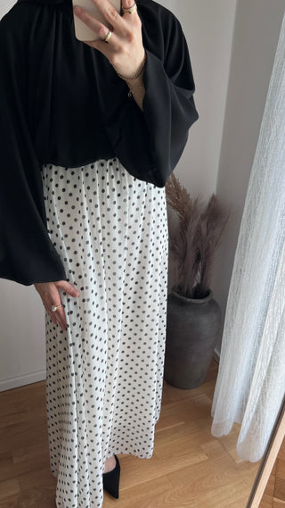 Chiffon Rock mit Punkten