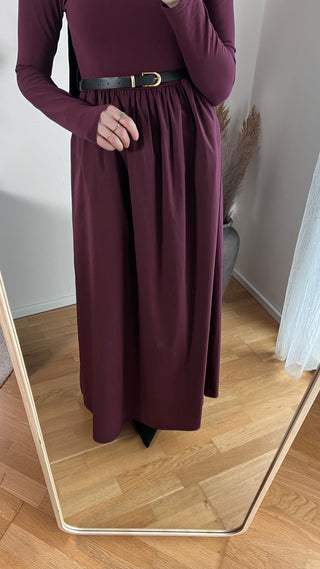 Baumwollkleid mit Gürtel