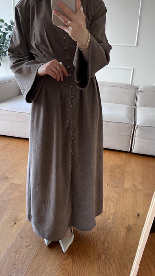 Dress with button detail
