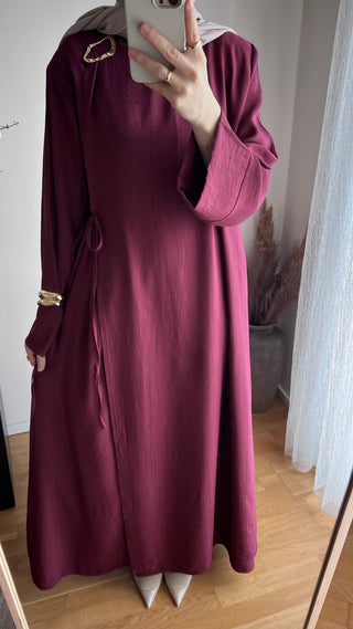 Fließendes Wickelkleid