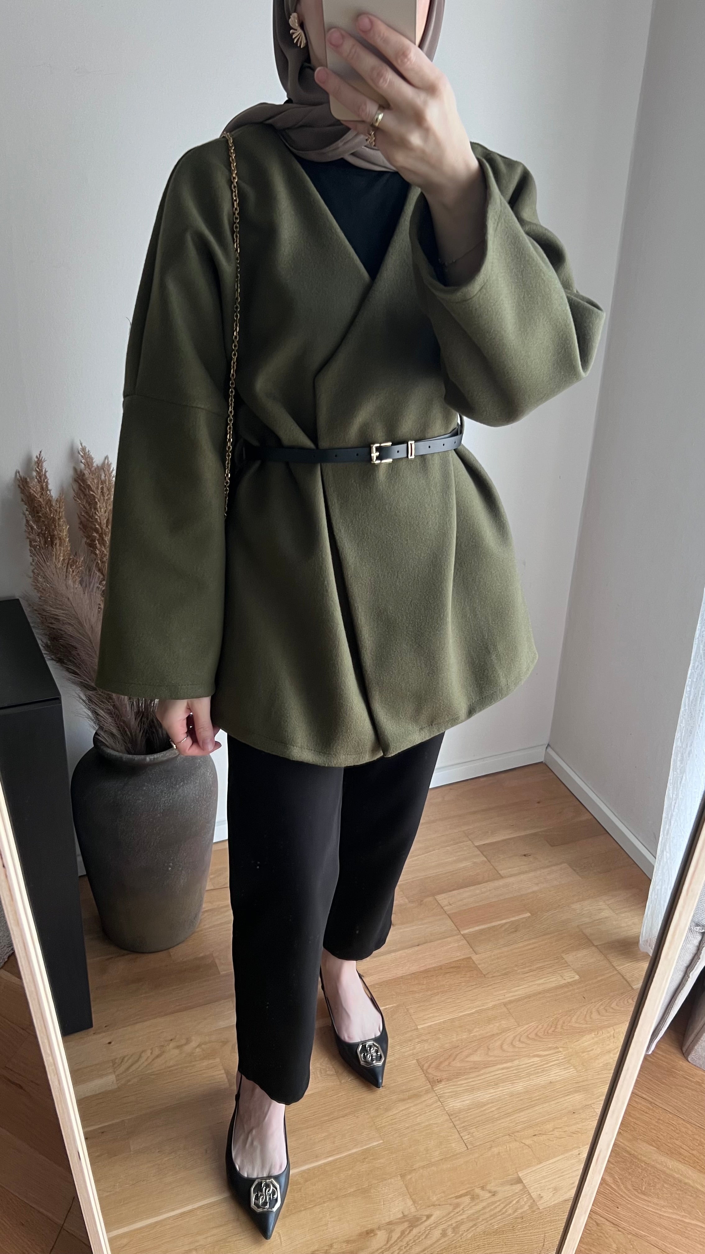 Aylin | Jacke mit Gürtel