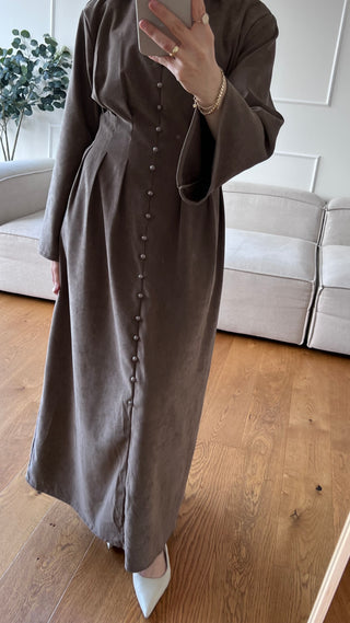 Dress with button detail