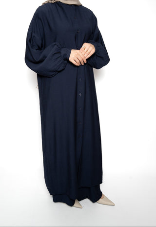 Zweiteiler mit Longbluse
