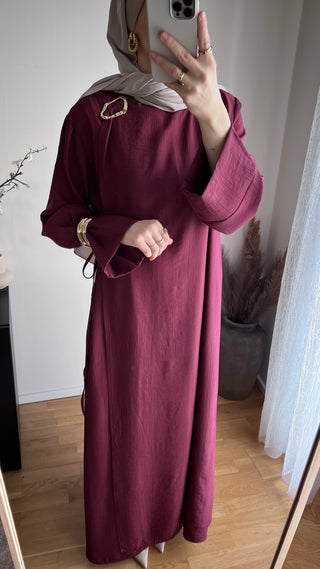 Fließendes Wickelkleid