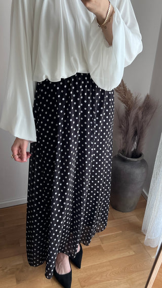 Chiffon Rock mit Punkten