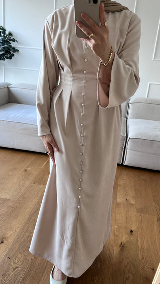 Dress with button detail