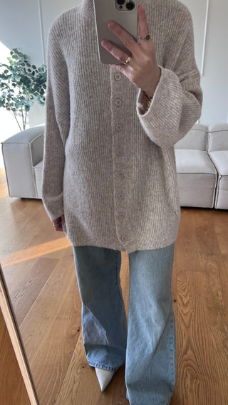 Strickjacke mit Knopfleiste
